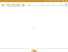 Tablet Screenshot of billys-thai-shop.com